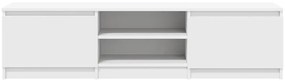 vidaXL Έπιπλο Τηλεόρασης Λευκό 140 x 40 x 35,5 εκ. από Επεξ. Ξύλο