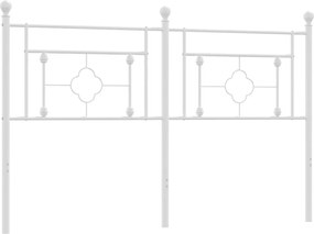 vidaXL Ανταλλακτικό κεφαλάρι Λευκό 150 εκ. Μεταλλικό
