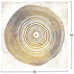 ΠΙΝΑΚΑΣ ΚΑΜΒΑΣ DOME OF CHAPEL OF MONTESIEPI HM7199.03 45x3x45 εκ.