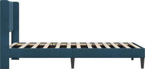 vidaXL Σκελετός Κρεβατιού Μπλε 80 x 200 cm Βελούδο