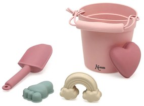 Κουβαδάκι + Φτυαράκια Παραλίας Kiokids Pink 3659