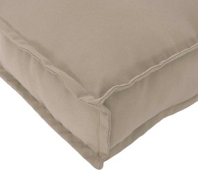 vidaXL Μαξιλάρι Taupe 60 x 60 x 12 cm Ύφασμα Όξφορντ