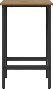 vidaXL Μπαρ σκαμπό 2 τμχ. Artisan Δρυς 40 x 32 x 74 εκ