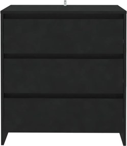 vidaXL Μπουφές Μαύρος 70x41x75 εκ. από Επεξεργασμένο Ξύλο