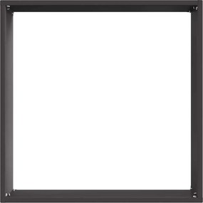 vidaXL Περίγραμμα γκαζόν Μαύρο 40 x 40 x 13 cm Ατσάλι