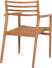 ΠΟΛΥΘΡΟΝΑ MOOSEN HM9936 ΜΑΣΙΦ ΞΥΛΟ TEAK ΣΕ ΦΥΣΙΚΟ 59x60x78,5Υ