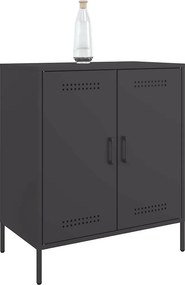 vidaXL Ντουλάπι Μαύρο 68x39x79 εκ. από Ατσάλι