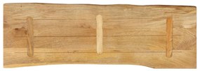 vidaXL Επιφάνεια Τραπεζιού 110x40x2,5 εκ. Live Edge Μασίφ Ξύλο Μάνγκο