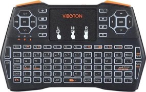 Viboton i8 Plus Ασύρματο Πληκτρολόγιο με Touchpad Αγγλικό US