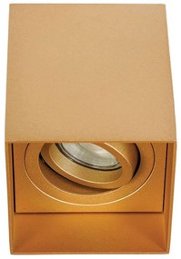 Φωτιστικό Οροφής - Σποτ VK/03055/CH-GD 9x9x11,5cm 1xGU10 35W Gold VKLed