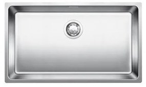 Blanco Andano-U 700-U Inox Λείος Νεροχύτης Υποκαθήμενος με 1 Γούρνα 74x44 cm