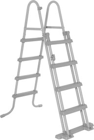 Bestway Flowclear Σκάλα Ασφαλείας με 4 Σκαλοπάτια 122 εκ.