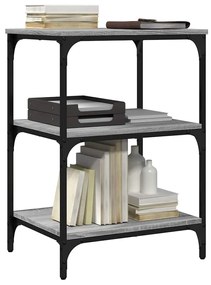 vidaXL Βάση Εκτυπωτή 3 Επιπέδων Γκρι Sonoma 50x41x75 εκ Επεξ. Ξύλο