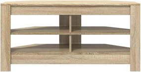 vidaXL ΓωνιακήΒάσηΤηλεόρασης Δρύς Sonoma 102 x 40,5 x 45 εκ