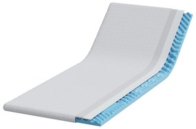vidaXL Στρώματα Λευκό 70 x 200 cm 100% ύφασμα πολυεστέρα με τζακάρ