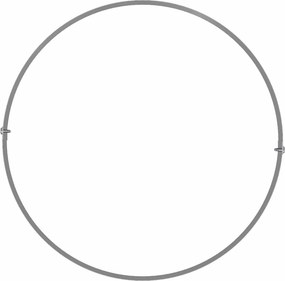 vidaXL Δακτύλιος γλάστρας Ασημί 30 x 30 x 20 cm Επικαλυμμένος Χάλυβας