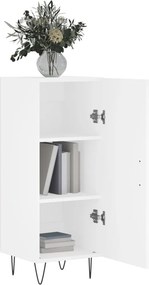 vidaXL Ντουλάπι Λευκό 34,5 x 34 x 90 εκ. από Επεξεργασμένο Ξύλο