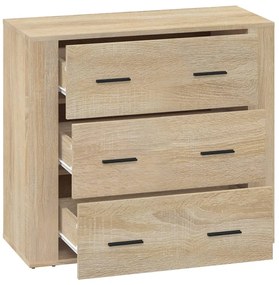 vidaXL Ντουλάπι Sonoma Δρυς 80x33x70 εκ. από Επεξεργασμένο Ξύλο