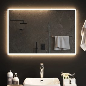 Καθρέφτης Μπάνιου με LED 60x90 εκ.