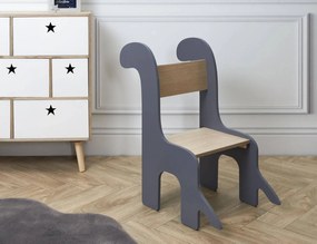 Παιδική Καρέκλα Dino Home Deco Kids με διαστάσεις 33x49.5x60cm - Grey