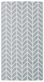 vidaXL Χαλί εξωτερικού χώρου ARAKIL γκρι 80x150 cm PP
