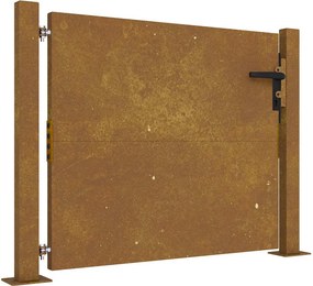 vidaXL Πόρτα Κήπου από Ατσάλι Corten 100x75 εκ.