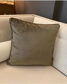 Stewehome Μαξιλαροθήκη διακοσμητική από βελούδο με βιολέτα 43x43 cm