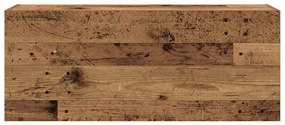 vidaXL Ντουλάπι τοίχου μπάνιου Παλιό ξύλο 100x25x40 cm