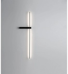 Φωτιστικό Τοίχου-Απλίκα Led Slim 4222300 Black Viokef Metal