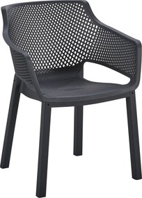 ΠΟΛΥΘΡΟΝΑ ΠΟΛΥΠΡΟΠΥΛΕΝΙΟΥ PEGGY HM6368.02 ΜΑΥΡΟ 60x55x79Υεκ