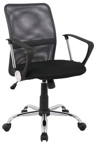 BF2009 Πολυθρόνα Γραφείου Mesh Ανθρακί  - Μαύρο  58x60x91/101cm [-Ανθρακί-, -Μαύρο-] [-Ύφασμα Mesh-] ΕΟ516,7