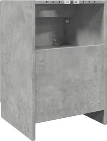 vidaXL Ντουλάπι Νιπτήρα Γκρι του Σκυροδέματος 40x37x59 εκ. Επεξ. Ξύλο