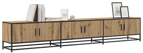 vidaXL Ντουλάπι TV artisan δρυς 240 x 35 x 41 εκ Επεξεργασμένο ξύλο