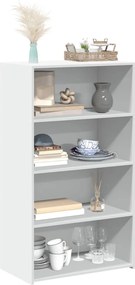 vidaXL Ντουλάπι Λευκό 70x41x124 εκ. από Επεξεργασμένο Ξύλο