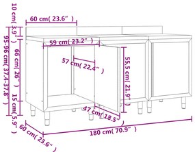 ΕΡΜΑΡΙΟ ΠΑΓΚΟΣ ΕΡΓΑΣΙΑΣ 180 X 60 X 96 ΕΚ. ΑΠΟ ΑΝΟΞΕΙΔΩΤΟ ΑΤΣΑΛΙ 3058268