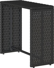 vidaXL 5 τεμαχίων σετ καναπέδες κήπου με μαξιλάρια Stackable μαύρο