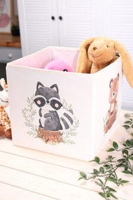 Διακοσμητικό Αποθηκευτικό Καλάθι Πολύχρωμο YLC 30x30x30