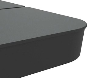 vidaXL 4 τεμαχίων σετ βάσης ομπρέλας για ομπρέλα με σταυρό 100 kg PP