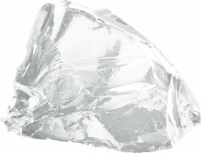 vidaXL Πέτρες Κήπου Λευκό 12 cm Γυαλί