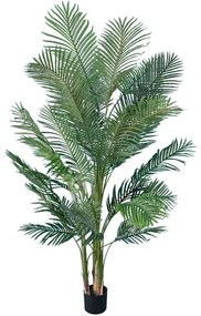 Τεχνητό Δέντρο Areca Palm Tree 20013 Φ140x210cm Green-Brown Globostar Πολυαιθυλένιο,Ύφασμα