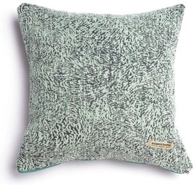 Μαξιλαροθήκη Διακοσμητική Parnassos Classic Mint-Grey Aslanis Home 45X45 Βαμβάκι-Chenille
