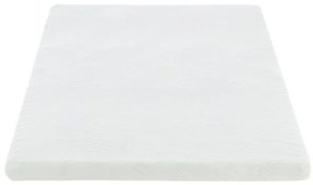 Ανώστρωμα Casmeriane λευκό ύφασμα-memory foam 90x190x5εκ 90x190x5 εκ.
