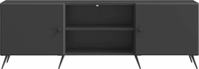 vidaXL Ντουλάπι TV Μαύρο 150 x 31 x 50 εκ. Επεξεργασμένο Ξύλο