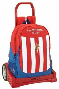 Σχολική Τσάντα με Ρόδες Evolution Real Sporting de Gijón