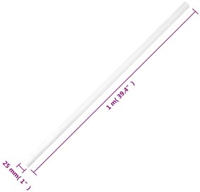 vidaXL Κανάλι Καλωδίων Ø25 χιλ. 30 μ. από PVC