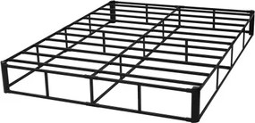VEVOR Box Spring Queen Size Bed Frame with Fabric Cloth 79.1L x 59.6W x 9.1H in