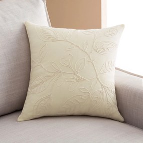 Μαξιλαροθήκη Διακοσμητική Pale 381/ 05 Vanilla Gofis Home 43X43 100% Cotton