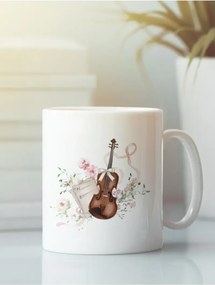 Stewehome Λευκή κούπα φλιτζάνι βιολί Λευκό