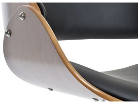 Σκαμπό DKD Home Decor Καφέ Μαύρο Kαρυδιά 54 x 53 x 101,5 cm