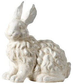 Artekko Bunny Διακοσμητικό Λευκό Κουνελάκι Πορσελάνης (28x20x45)